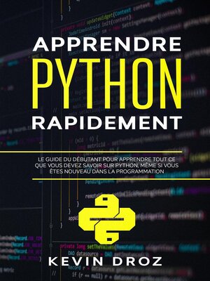 cover image of Apprendre Python rapidement